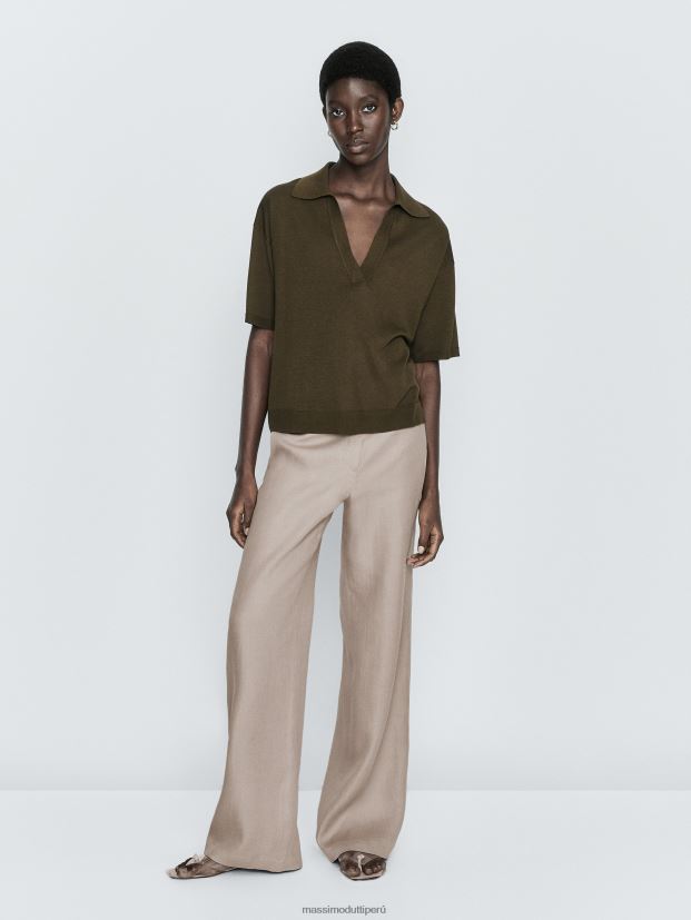 Sueter massimo dutti mujer clearance